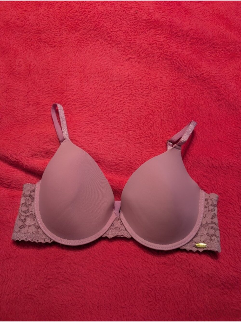 Baby Phat Womens 34D Purple Lace Trim Push Up Bra BP2B0013 McBling Style
